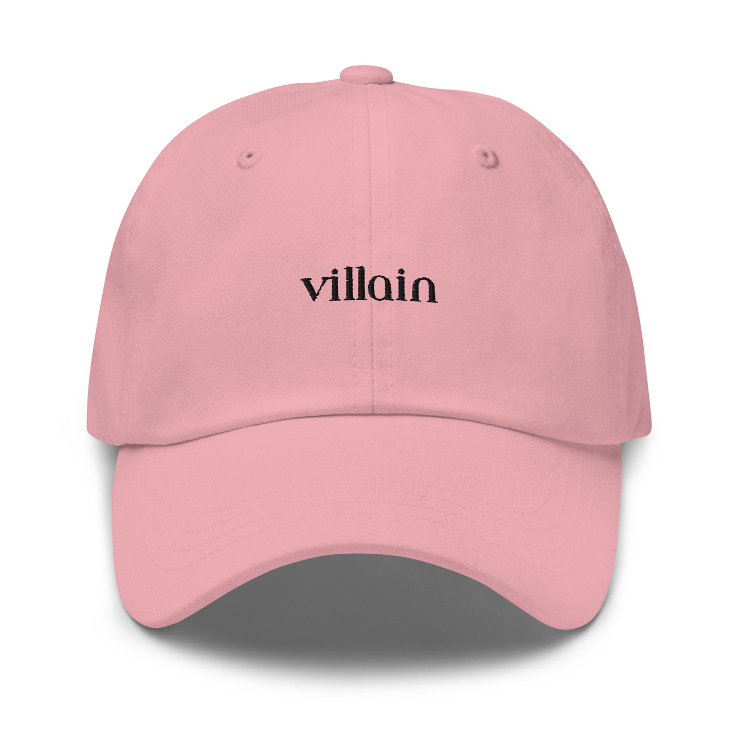 Classic Dad hat - villain (black thread)
