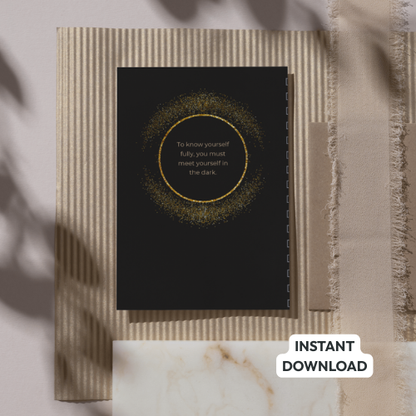 🖤 Shadow Work Journal (digital download, printable)