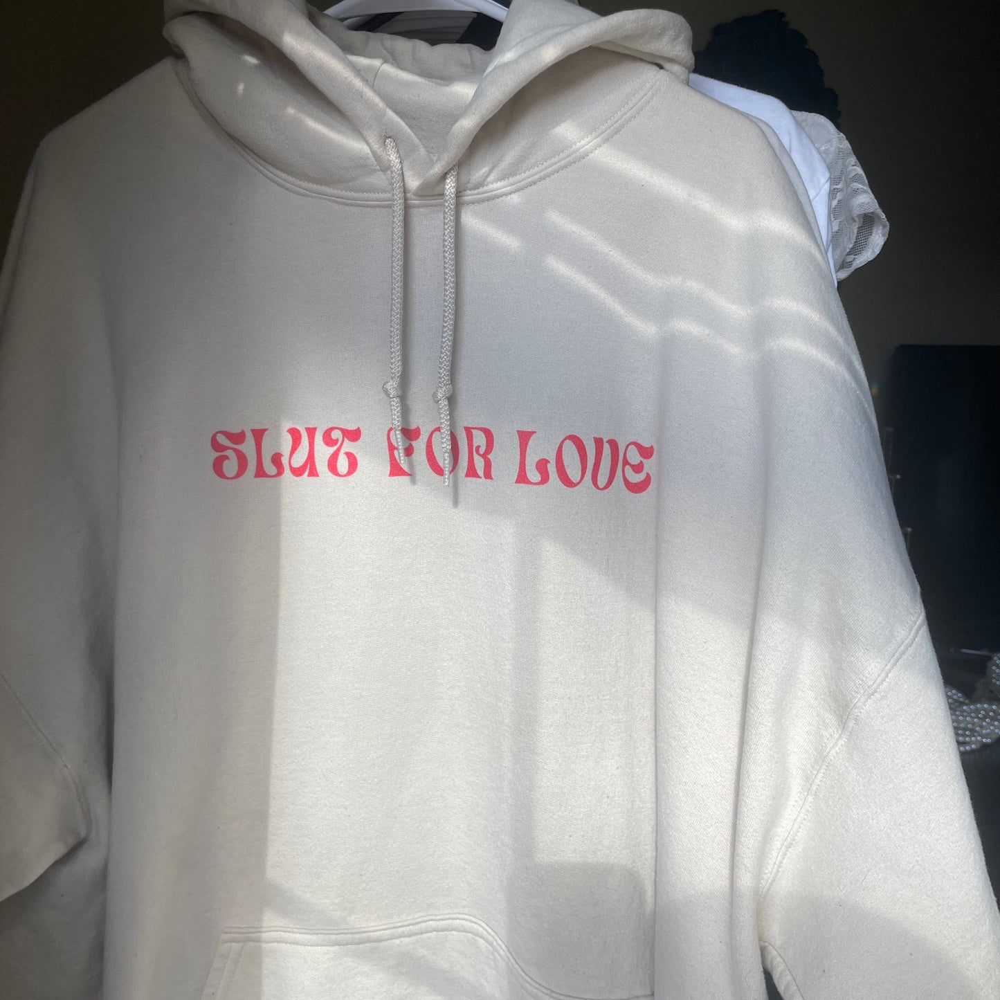 Slut for Love Unisex Hoodie - 100% cotton face - Lover Collection