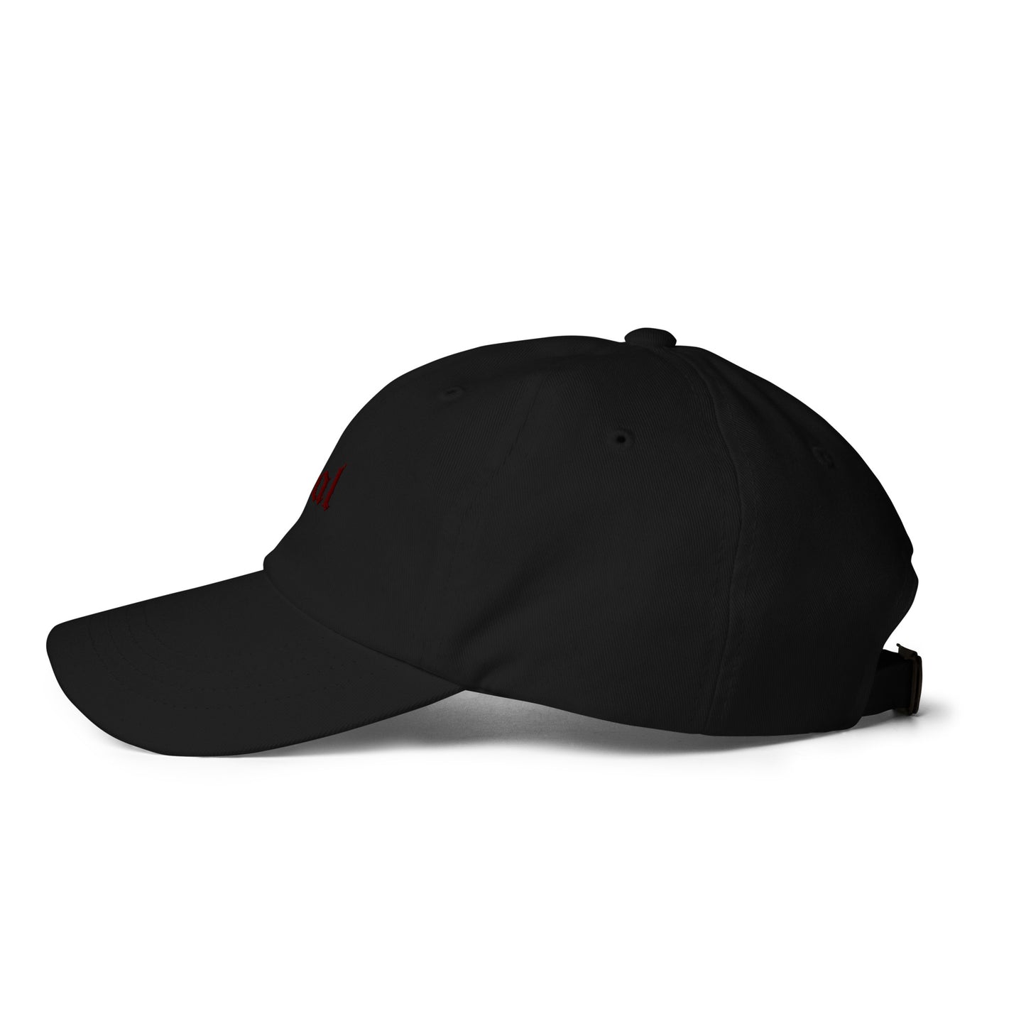 Classic Adjustable Dad hat - feral (red thread)