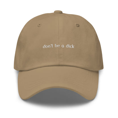 Classic Dad hat - don't be a dick