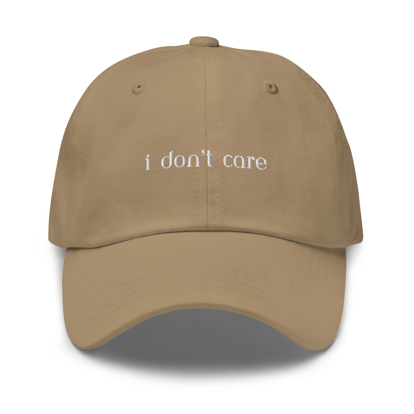 Classic Dad hat - i don't care