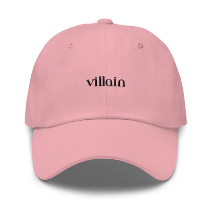 Classic Dad hat - villain (black thread)