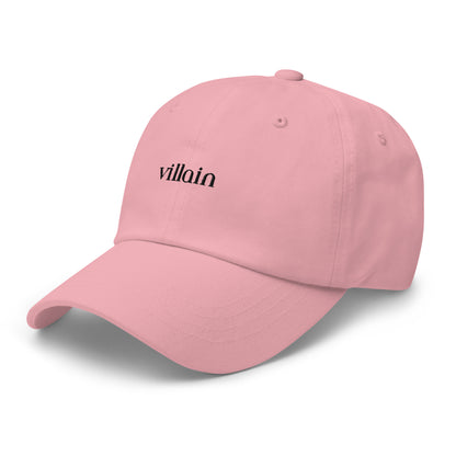 Classic Dad hat - villain (black thread)