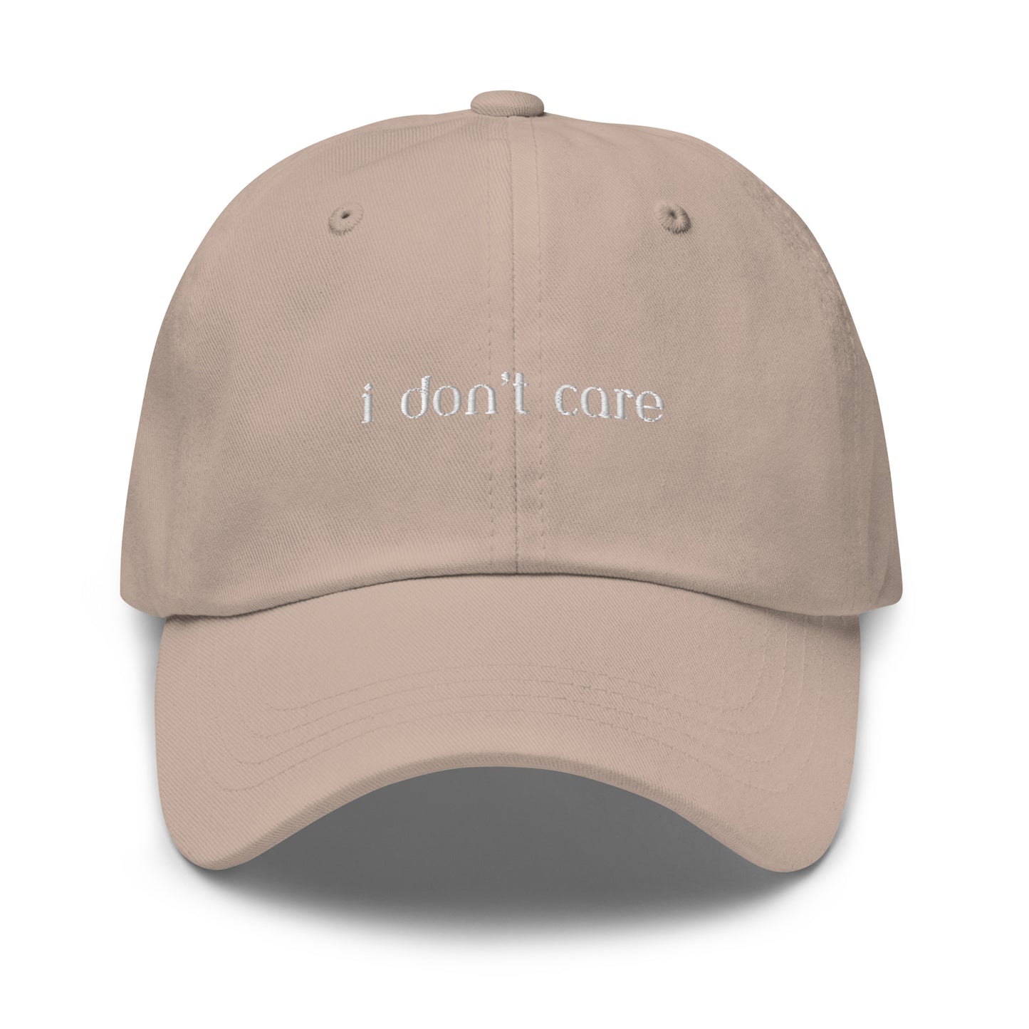 Classic Dad hat - i don't care