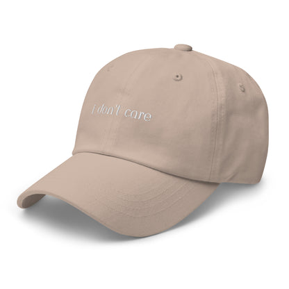 Classic Dad hat - i don't care