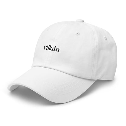 Classic Dad hat - villain (black thread)