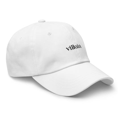 Classic Dad hat - villain (black thread)