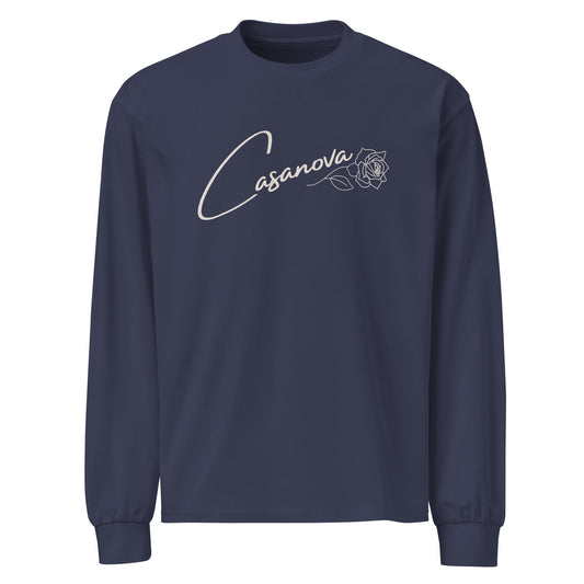 Casanova Premium heavyweight long-sleeve shirt - 100% cotton - Lover Collection