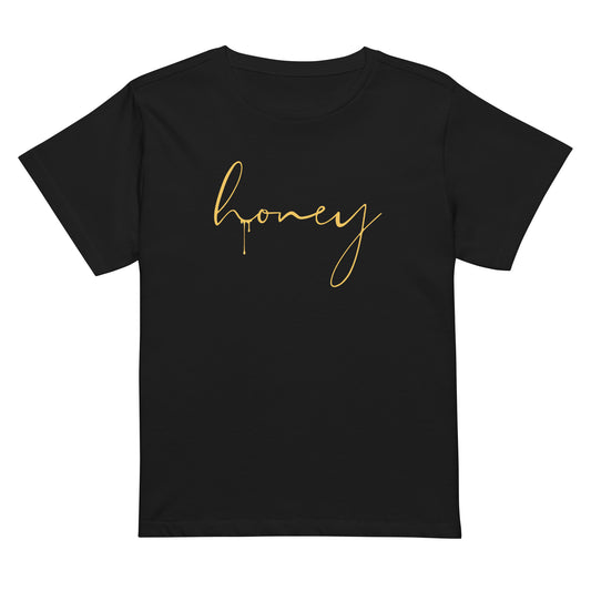 Women’s Honey Baby Doll Tee - 100% cotton and high-waisted fit - Lover Collection